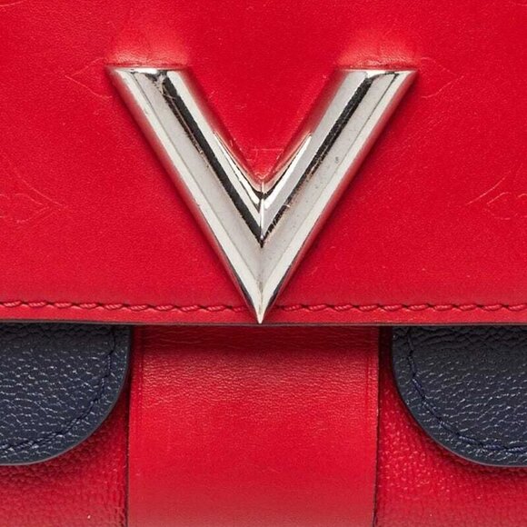 Louis Vuitton Rubis/Blue Monogram Leather Very Chain Bag - Picture 11 of 11